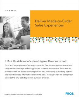 Deliver Made-to-Order Sales Experiences
