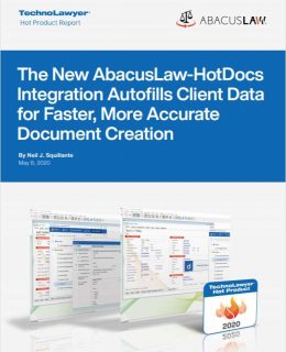 The New AbacusLaw-HotDocs Integration Autofills Client Data for Faster, More Accurate Document Creation