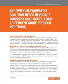 Maximize Efficiency With 10% More Payload Per Trailer