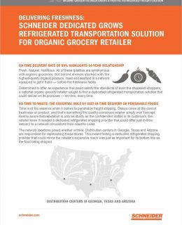 Dedicated Transportation Solution Grows with Organic Grocer