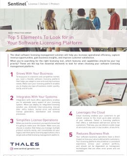 The Top 5 Elements To Look for in Your Software Licensing Platform