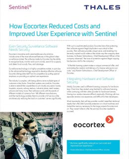 How Eocortex Reduced Costs and Improved User Experience with Thales Sentinel