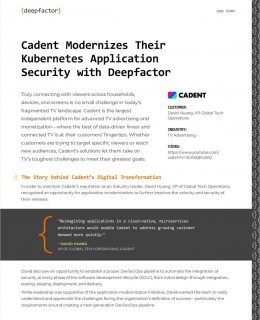 Case Study: Cadent Modernizes Their Kubernetes Application Security with Deepfactor