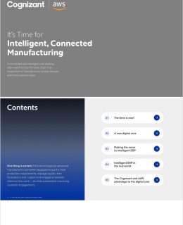 Intelligent, Connected Manufacturing