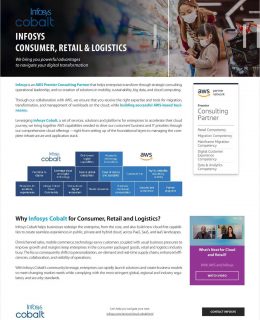 Why Infosys Cobalt for Consumer, Retail and Logistics?