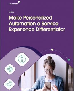 Make Personalized Automation a Service Experience Differentiator