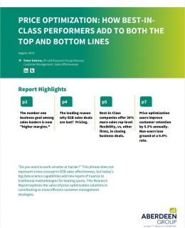 Pricing Optimization Best Practices in Best-in-Class Companies Revealed