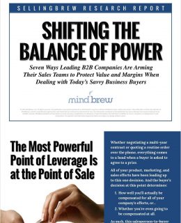 Shifting the Balance of Power to Your Sales Team