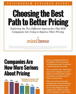How to Choose the Best Path to Better Pricing