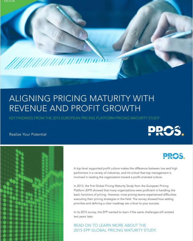How Mature are Your Pricing Practices?