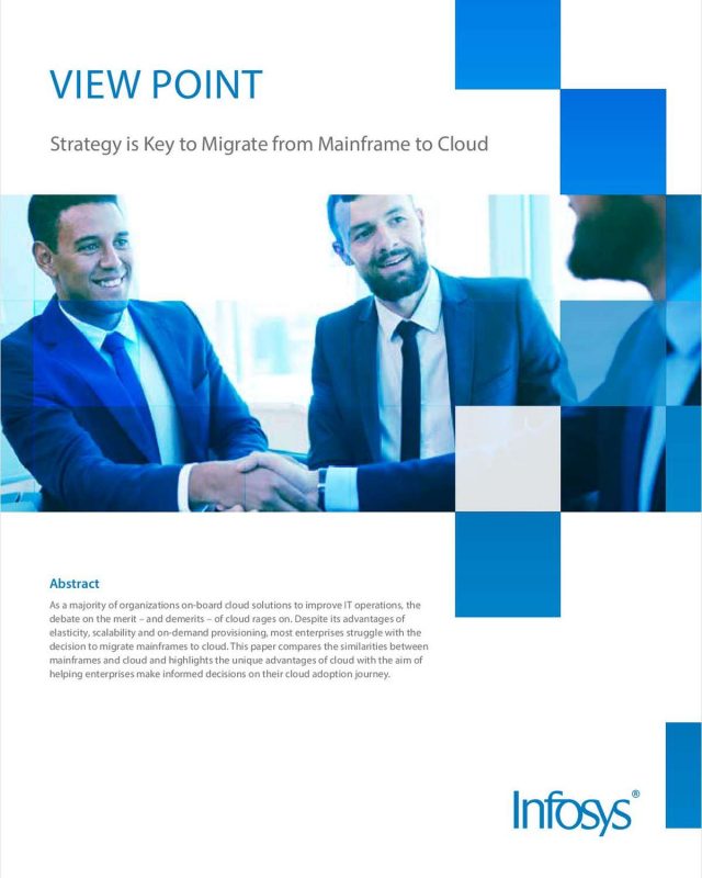 Strategy is Key to Migrate from Mainframe to Cloud