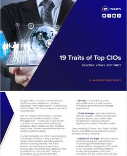 19 Traits of Top CIOs: Qualities, Values, and Habits