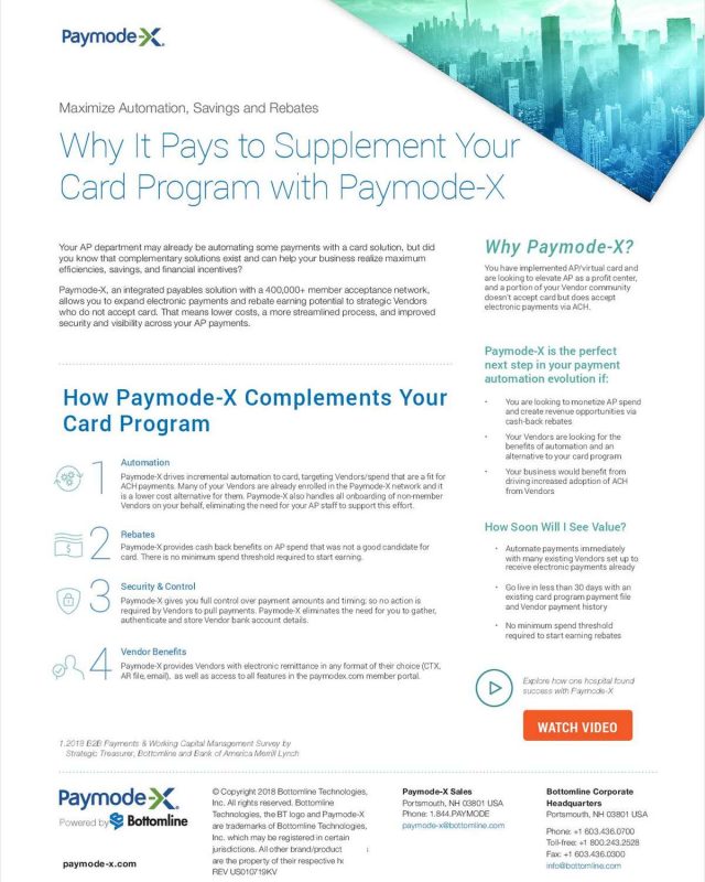 Why It Pays to Supplement Your Card Program with Paymode-X