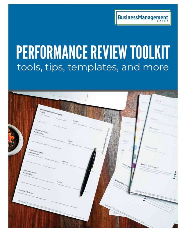 Performance Review Toolkit -- tools, tips, templates, and more