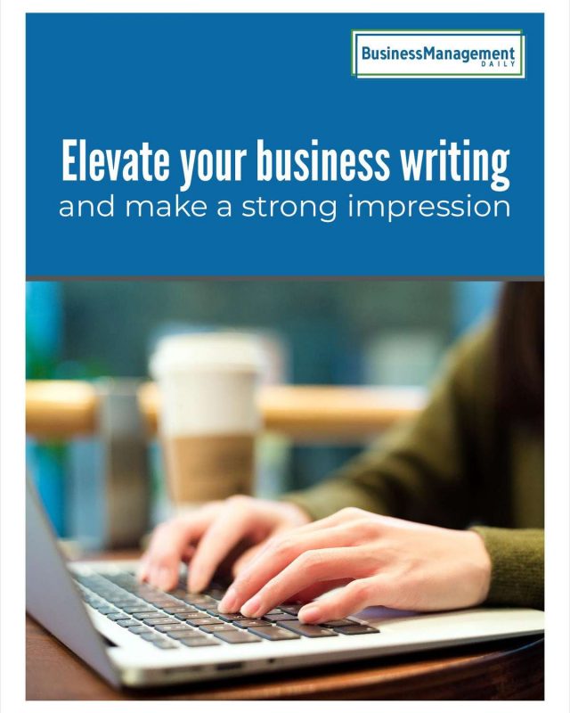 Elevate your business writing and make a strong impression