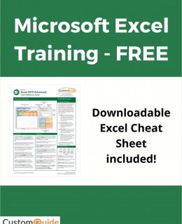 Microsoft Excel Training Course - FREE