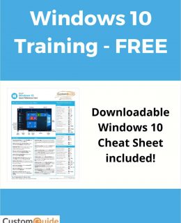 Windows 10 Training Course - FREE