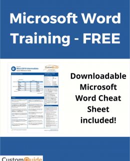 Microsoft Word Training Course - FREE
