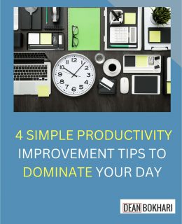 4 Simple Productivity Improvement Points To Dominate Your Day