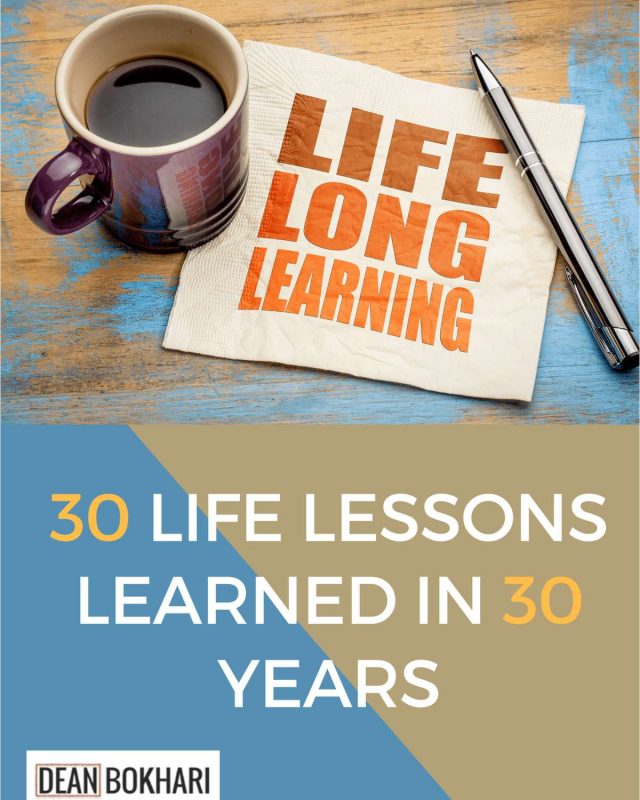 30 Life Lessons Learned in 30 Years