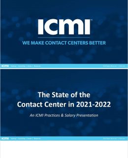 The State of the Contact Center in 2021-2022