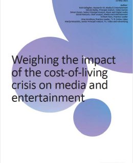 Weighing the impact of the cost-of-living crisis on media and entertainment