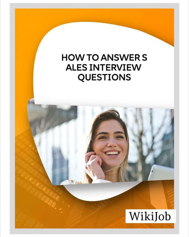 How to Answer Sales Interview Questions
