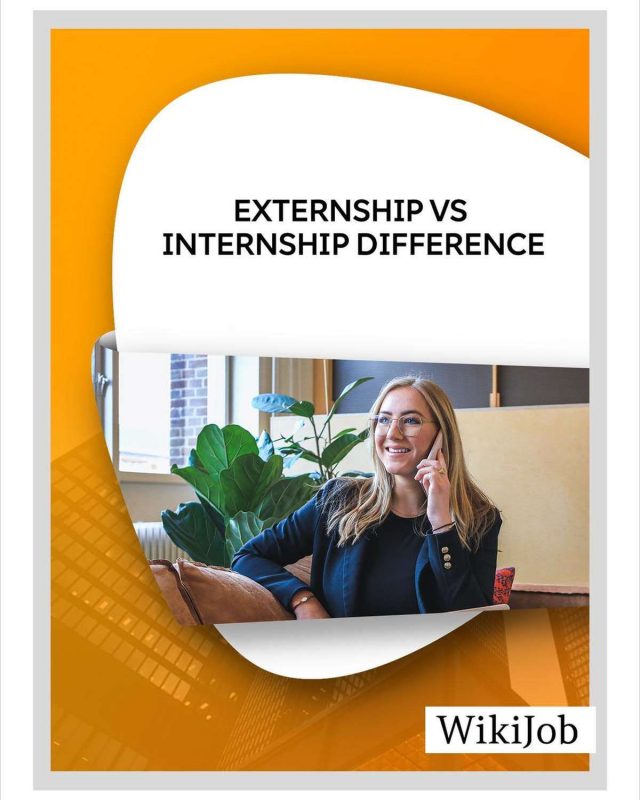 Externship vs Internship Difference