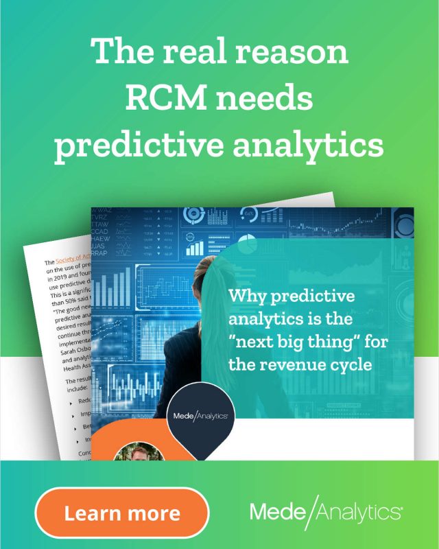 The real reason RCM needs predictive analytics