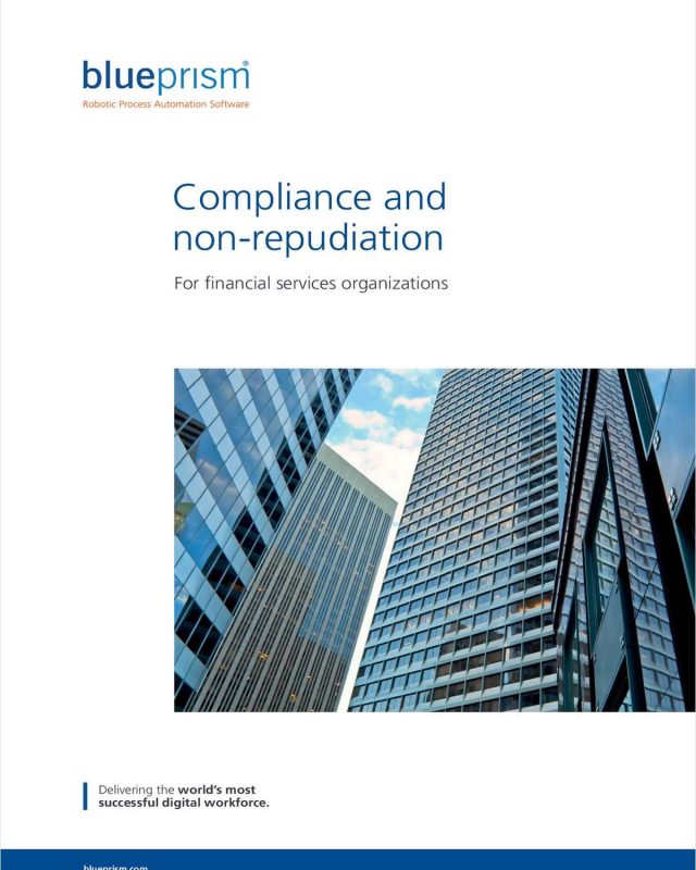 Compliance and Non-repudiation For Financial Services Organisations