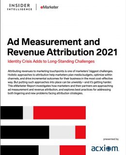 Ad Measurement and Revenue Attribution Report 2021