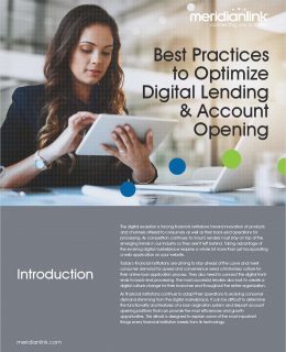 Best Practices to Optimize Digital Lending & Account Opening