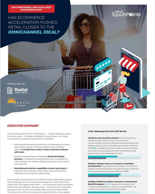 2021 OMNICHANNEL AND FULFILLMENT BENCHMARK SURVEY