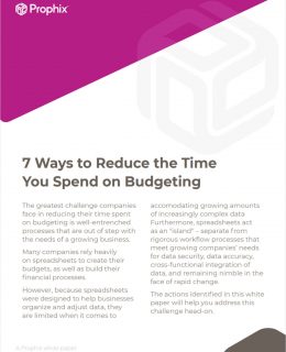 7 Tips to Save Time and Resources on Your Budgeting Process