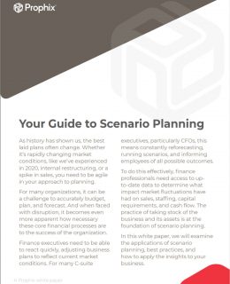 Scenario Planning for Finance: What, How & Why