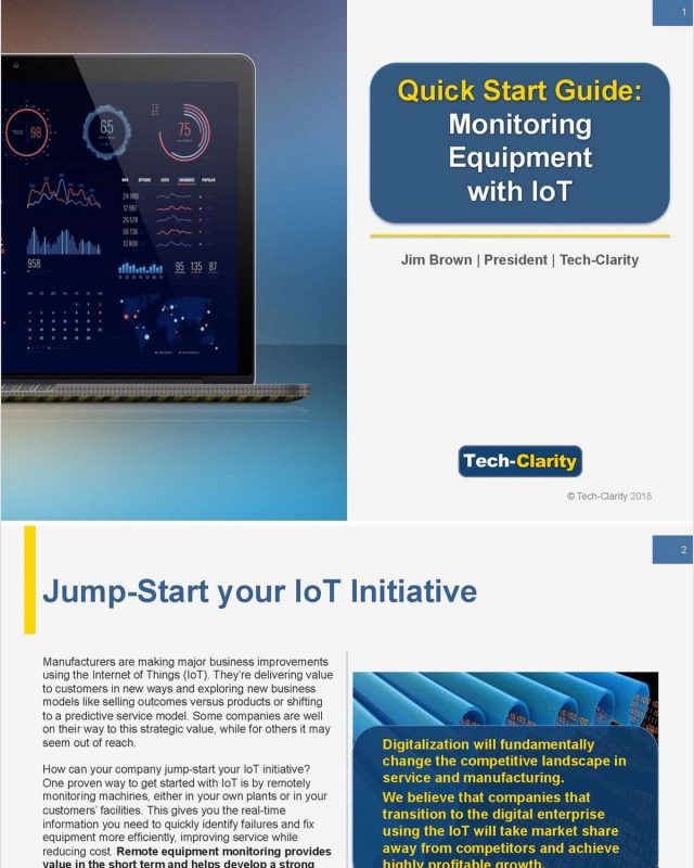 Quick Start Guide: Monitoring Equipment with IoT
