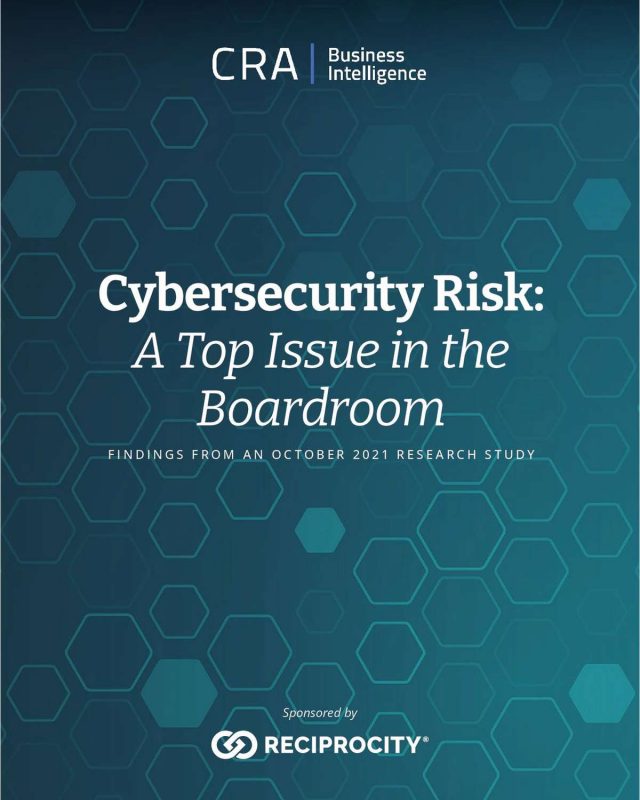 Cybersecurity Risk: A Top Issue in the Boardroom