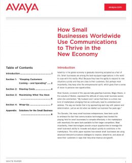 How Small Businesses Worldwide Use Communications to Thrive in the New Economy