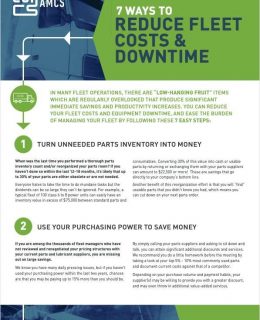 7 Ways to Reduce Fleet Costs & Downtime