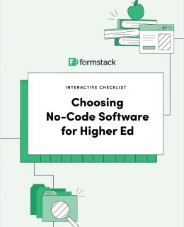 Interactive Checklist: Choosing No-Code Software for Higher Ed