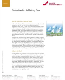 On the Road to Self-Driving Cars