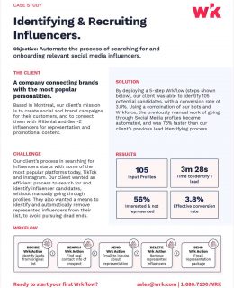 Identifying & Recruiting Influencers