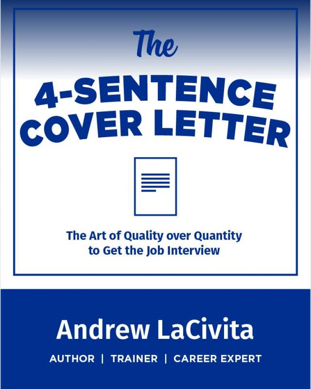 The 4-Sentence Cover Letter