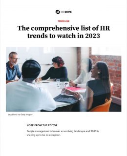 HR Dive Outlook for 2023