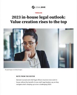Legal Dive Outlook for 2023