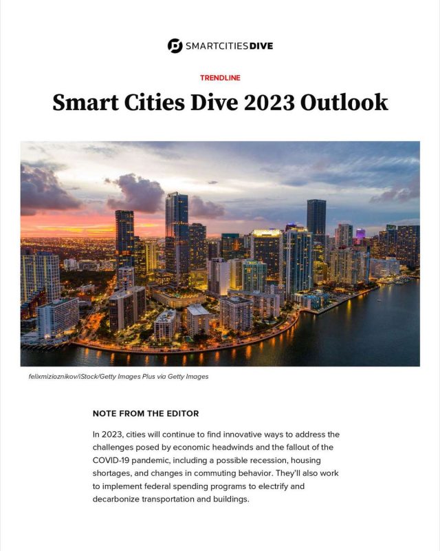 Smart Cities Dive Outlook for 2023