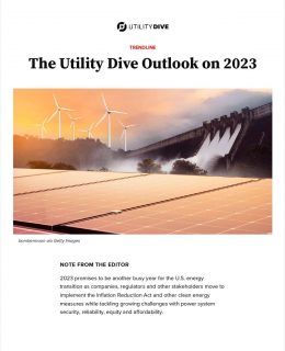 The Utility Dive Outlook on 2023