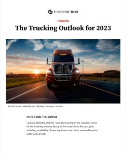 The Trucking Outlook for 2023