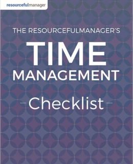 Time Management Checklist from ResourcefulManager