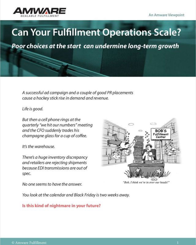 Can Your Fulfillment Operations Scale?